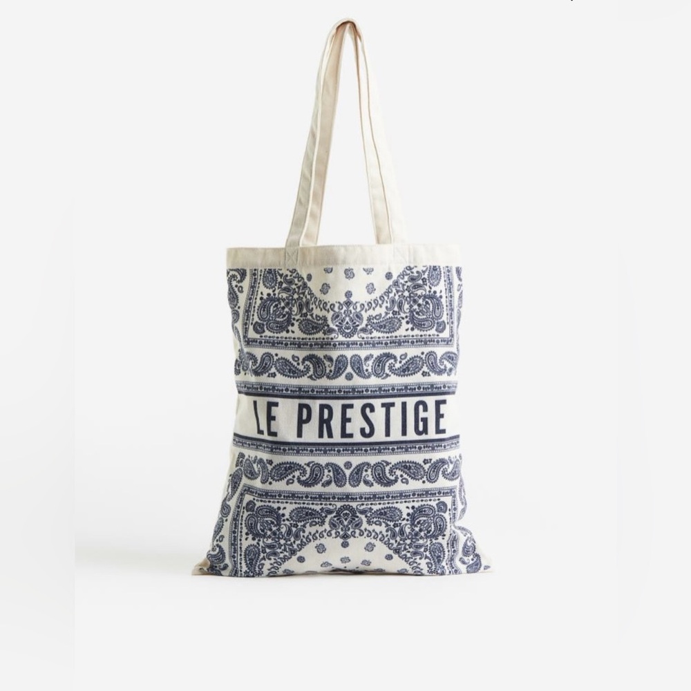 NWT H&M Le Prestige Canvas Tote